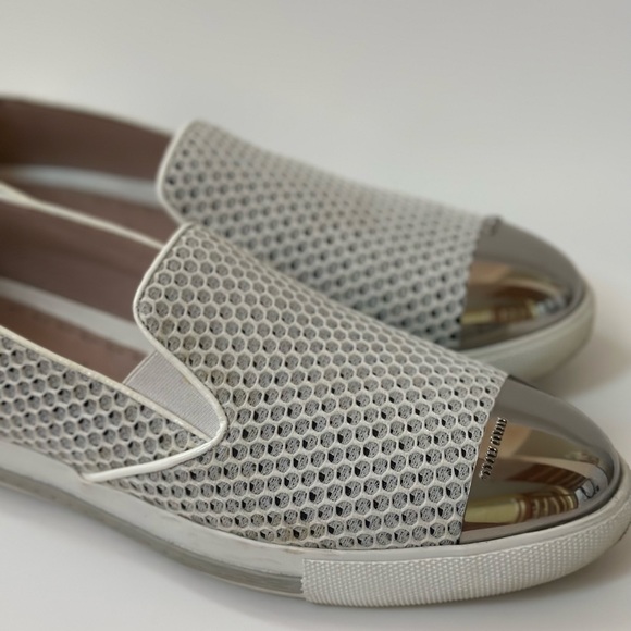 Miu Miu Donna White Sneakers - Picture 2 of 7